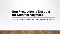 Why sell sunwear only in the summer?